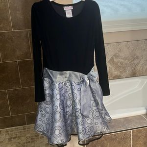 Ashley Ann black and silver dress.  Size 12